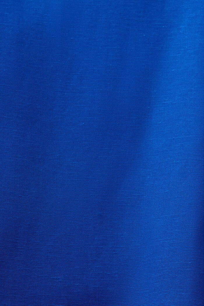 Lange Bluse aus Lyocell-Mix, BRIGHT BLUE, detail image number 5