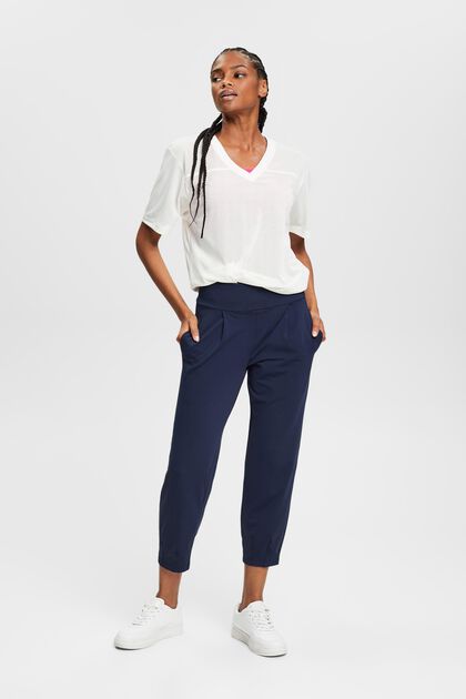 Pantalon de yoga Femme Jazzy - Bio Blanc - Vêtements de yoga Femme - Coton  Bio