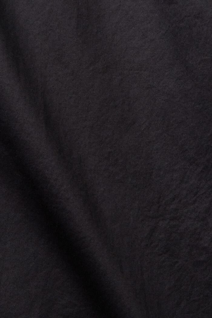 Hemd aus Baumwoll-Popeline, BLACK, detail image number 5