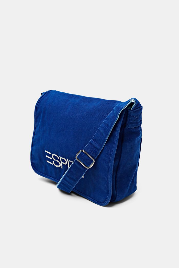 Messenger Bag mit Logo, BRIGHT BLUE, detail image number 2