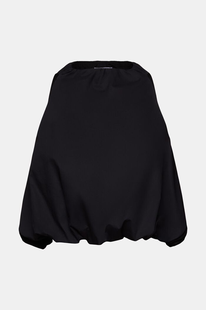 Popeline-Bluse in bauschiger Silhouette, BLACK, detail image number 6