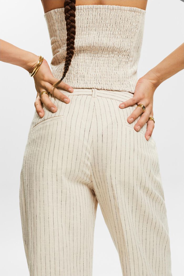 Pants woven, CREAM BEIGE, detail image number 4